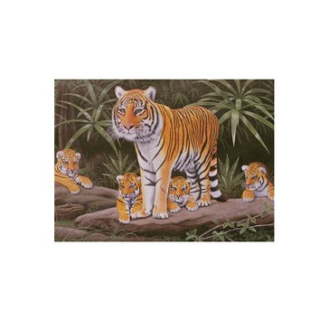 Malování podle čísel Royal Brush 30 x 40 cm, Tygřice a mláďata
